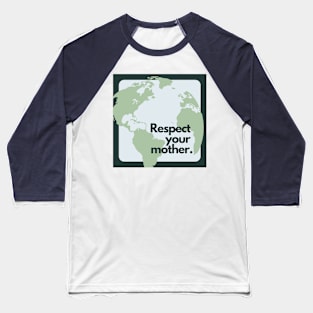 Mom Earth Baseball T-Shirt